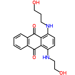 1-((2-HYDROXYETHYL)AMINO)-4-((3-HYDROXYPROPYL)AMINO)ANTHRACENE-9,10-DIONE picture