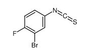 3-BROMO-4-FLUOROPHENYLISOTHIOCYANATE结构式