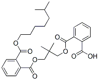 2,2'-[2,2-Dimethyl-1,3-propanediylbis(oxycarbonyl)]bis(benzoic acid 6-methylheptyl) ester Structure