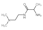 2-amino-N-(2-dimethylaminoethyl)propanamide结构式