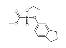 methyl [2,3-dihydro-1H-inden-5-yloxy(ethoxy)phosphoryl]formate结构式