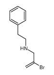 2-bromo-N-(2-phenylethyl)prop-2-en-1-amine Structure