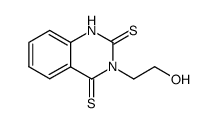 3-(2-Hydroxyethyl)-1,2,3,4-tetrahydrochinazolin-2,4-dithion结构式