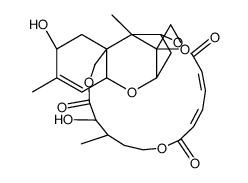 (8R)-8β-Hydroxyverrucarin A结构式