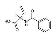 2-benzamido-2-methylbut-3-enoic acid Structure