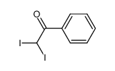 2,2-diiodo-1-phenylethan-1-one结构式