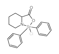 chloro-diphenyl-tin; pyridine-2-carboxylic acid结构式