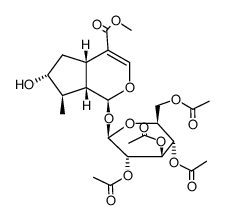 7-Epiloganin-tetraacetat Structure