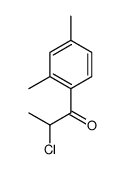 1-Propanone, 2-chloro-1-(2,4-dimethylphenyl)- (9CI)结构式