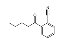 1-(o-Cyanophenyl)-1-pentanone Structure