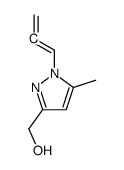 1H-Pyrazole-3-methanol,5-methyl-1-(1,2-propadienyl)- (9CI) picture