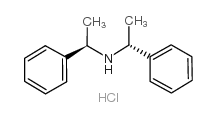 Benzenemethanamine,a-methyl-N-[(1R)-1-phenylethyl]-,hydrochloride (1:1), (aR)- Structure