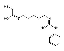 N-[5-(phenylcarbamoylamino)pentyl]-2-sulfanylacetamide结构式
