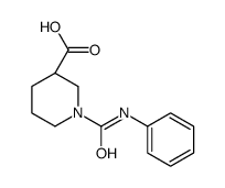 (3S)-1-(phenylcarbamoyl)piperidine-3-carboxylic acid Structure