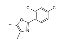 2-(2,4-dichlorophenyl)-4,5-dimethyl-1,3-oxazole Structure