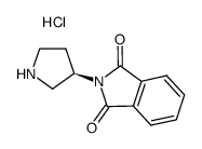 (R)-3-phthalimideaminopyprrolidinehydrochloric acid salt结构式