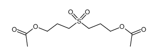 bis-(3-acetoxy-propyl)-sulfone Structure