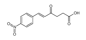 6-(4-nitro-phenyl)-4-oxo-hex-5-enoic acid Structure