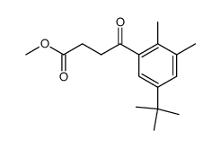 methyl β-(2,3-dimethyl-5-t-butylbenzoyl)propanoate Structure