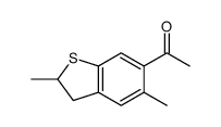 1-(2,5-dimethyl-2,3-dihydro-1-benzothiophen-6-yl)ethanone Structure