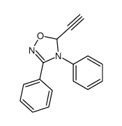 5-ethynyl-3,4-diphenyl-5H-1,2,4-oxadiazole Structure