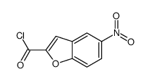 5-nitro-1-benzofuran-2-carbonyl chloride结构式