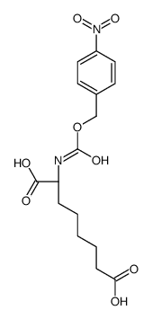 (2R)-2-[(4-nitrophenyl)methoxycarbonylamino]octanedioic acid Structure