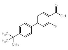 4'-(TERT-BUTYL)-3-FLUORO-[1,1'-BIPHENYL]-4-CARBOXYLIC ACID picture