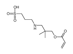 2,2-dimethyl-3-[(1-oxoallyl)oxy]propyl(3-sulphonatopropyl)ammonium结构式