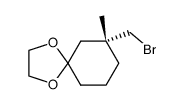 (R)-7-(bromomethyl)-7-methyl-1,4-dioxaspiro[4.5]decane Structure