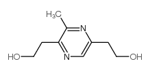 2-[5-(2-hydroxyethyl)-6-methylpyrazin-2-yl]ethanol结构式