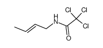 N-but-2-enyl-2,2,2-trichloroacetamide结构式