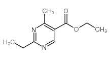 ethyl 2-ethyl-4-methylpyrimidine-5-carboxylate Structure