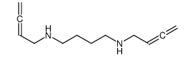 N1,N4-DI(BUTA-2,3-DIEN-1-YL)BUTANE-1,4-DIAMINE structure