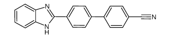 4'-(1H-benzo[d]imidazol-2-yl)-[1,1'-biphenyl]-4-carbonitrile结构式