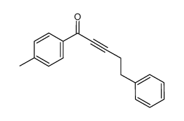 1-(4-methylphenyl)-5-phenyl-2-pentyn-1-one结构式