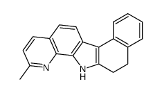 2-methyl-12,13-dihydro-11H-benzo[g]pyrido[2,3-a]carbazole Structure