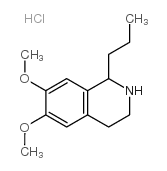 6,7-DIMETHOXY-1-PROPYL-1,2,3,4-TETRAHYDROISOQUINOLINE HYDROCHLORIDE结构式