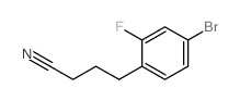 4-(4-溴-2-氟苯基)丁腈结构式