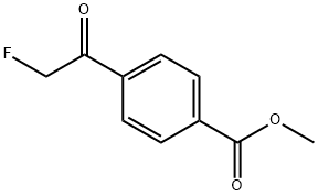 4-(2-Fluoro-acetyl)-benzoic acid methyl ester Structure