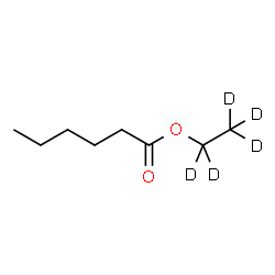 Ethyl-d5 caproate Structure