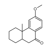 optically inactive 6-methoxy-4a-methyl-2,3,4,4a,10,10a-hexahydro-1H-phenanthren-9-one Structure