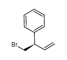 (-)-(R)-1-bromo-2-phenyl-3-butene结构式