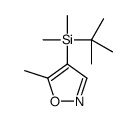 tert-butyl-dimethyl-(5-methyl-1,2-oxazol-4-yl)silane Structure