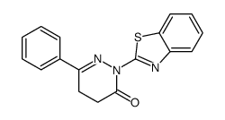 2-(1,3-benzothiazol-2-yl)-6-phenyl-4,5-dihydropyridazin-3-one结构式