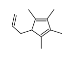 1,2,3,4-tetramethyl-5-prop-2-enylcyclopenta-1,3-diene Structure