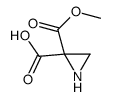 2,2-Aziridinedicarboxylicacid,monomethylester(9CI) picture