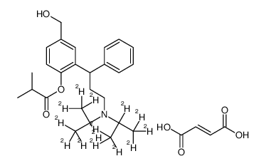 rac Fesoterodine-d14 Fumarate Structure