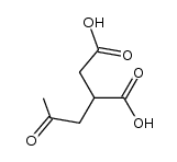 3-carboxy-5-oxohexanoic acid Structure