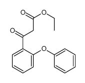 3-OXO-3-(2-PHENOXYPHENYL)PROPIONIC ACID ETHYL ESTER Structure